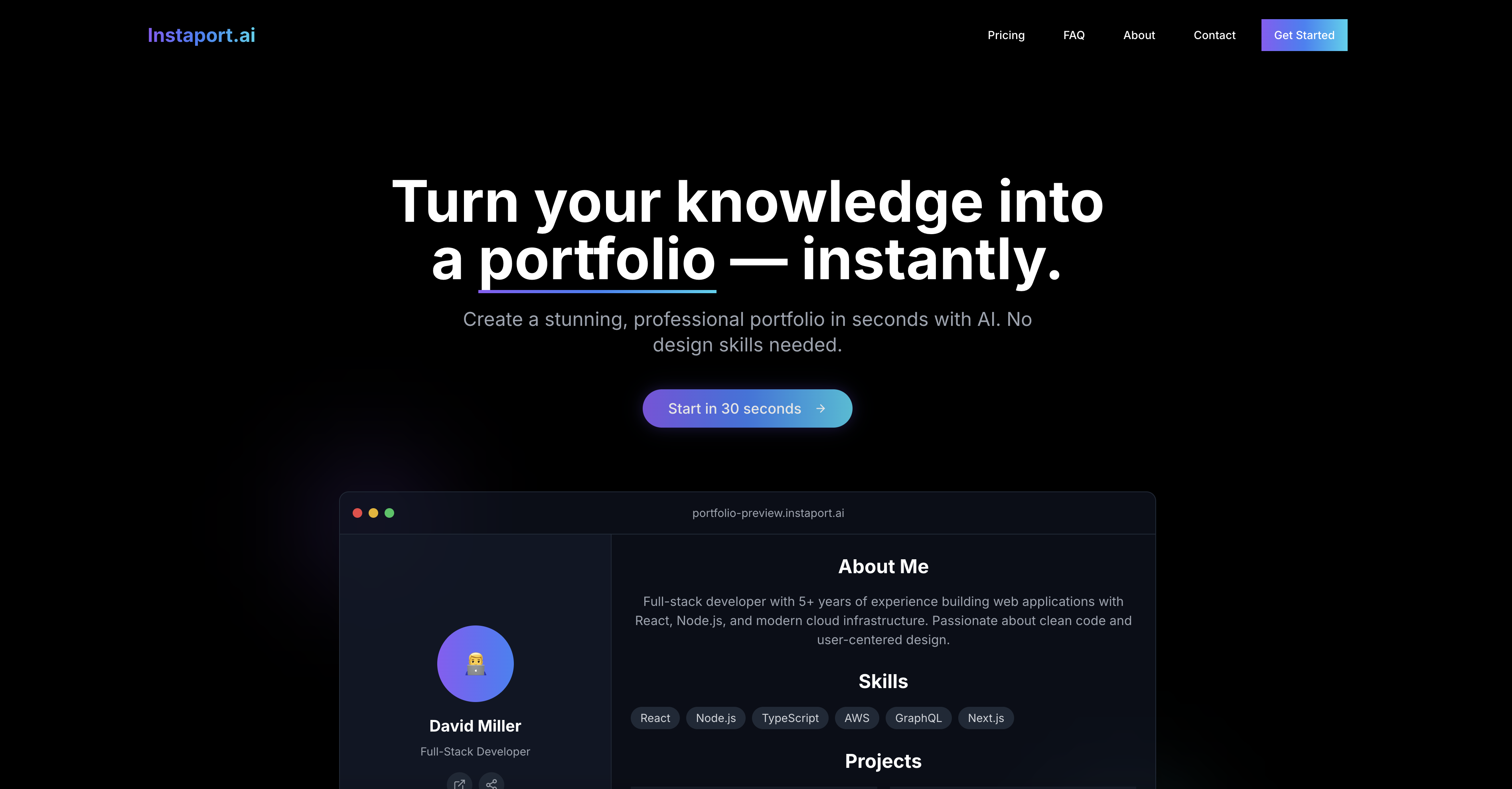 instaport.ai screenshot